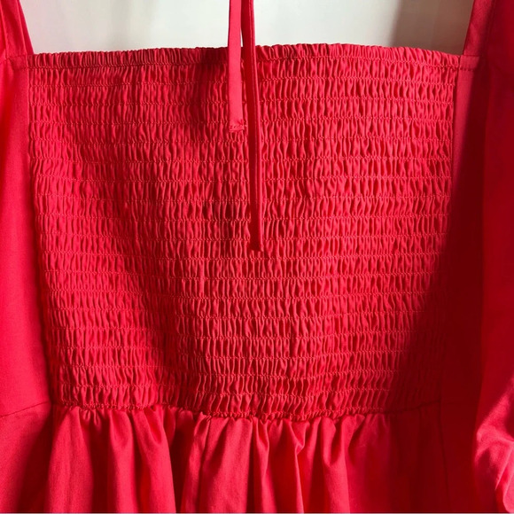 Draper James Ladies Hibiscus Square Neck Puff Sleeve Dress. Size Large. NWT. - Picture 10 of 14